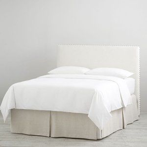 Pottery Barn Belgian Flax Linen Bed Skirt 14”, Queen - Flax